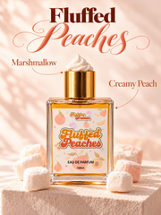 Fluffed Peaches Eau de Parfum 🍑 Please read ❗️ Orders are processed and shipped within our 7–15 business day fulfillment window, excluding weekends and holidays. Your order may ship at any time during that period.