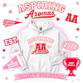 AA Varsity Hoodies- Red and Pink