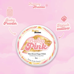 2-in-1 Foaming Wash Sugar Polish ~ Baby Pink 🎀 4 oz | PLEASE READ❗️Made by hand with care. Please allow 2–6 weeks for processing and shipping.