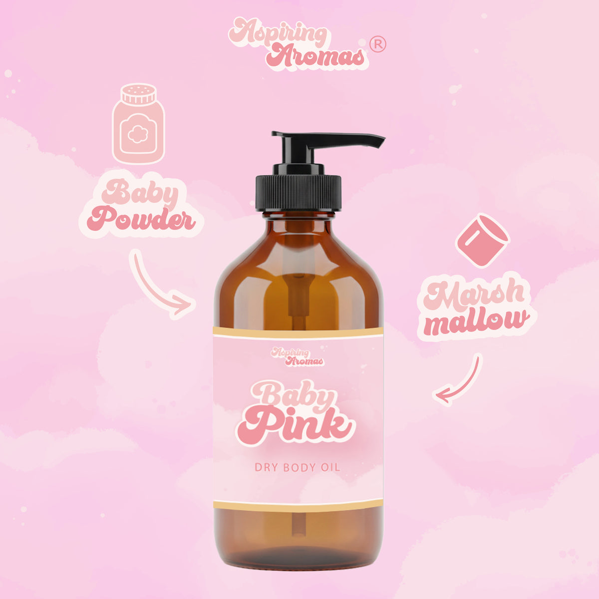 Baby Pink Dry Body Oil 🎀🩷(Please allow 7–15 business days for processing and shipment of your order. Business days do not include weekends or holidays)