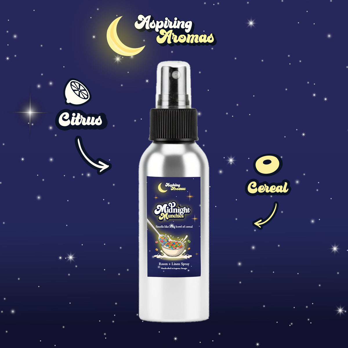 Pre-Orders Room & Linen Spray Midnight Munchies✨Preorders will begin processing and shipping between July 13th and July 30th, with all orders expected to be shipped by July 30th or sooner.