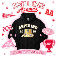 AA Elite  Hoodies - Gold Black & White