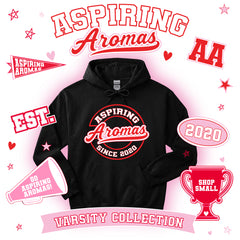 AA Varsity Hoodies- Red and Pink