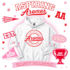 AA Varsity Hoodies- Red and Pink